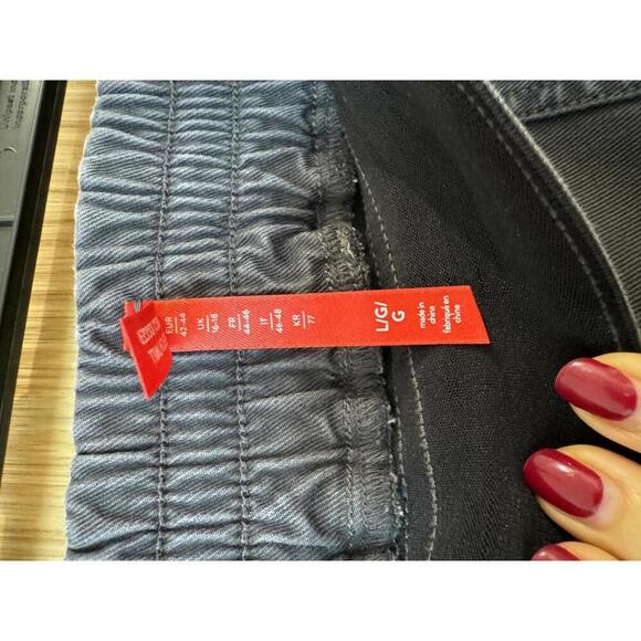 SPANX Stretch Twill Cargo Jogger WASHED BLACK Size Large - Picture 7 of 9